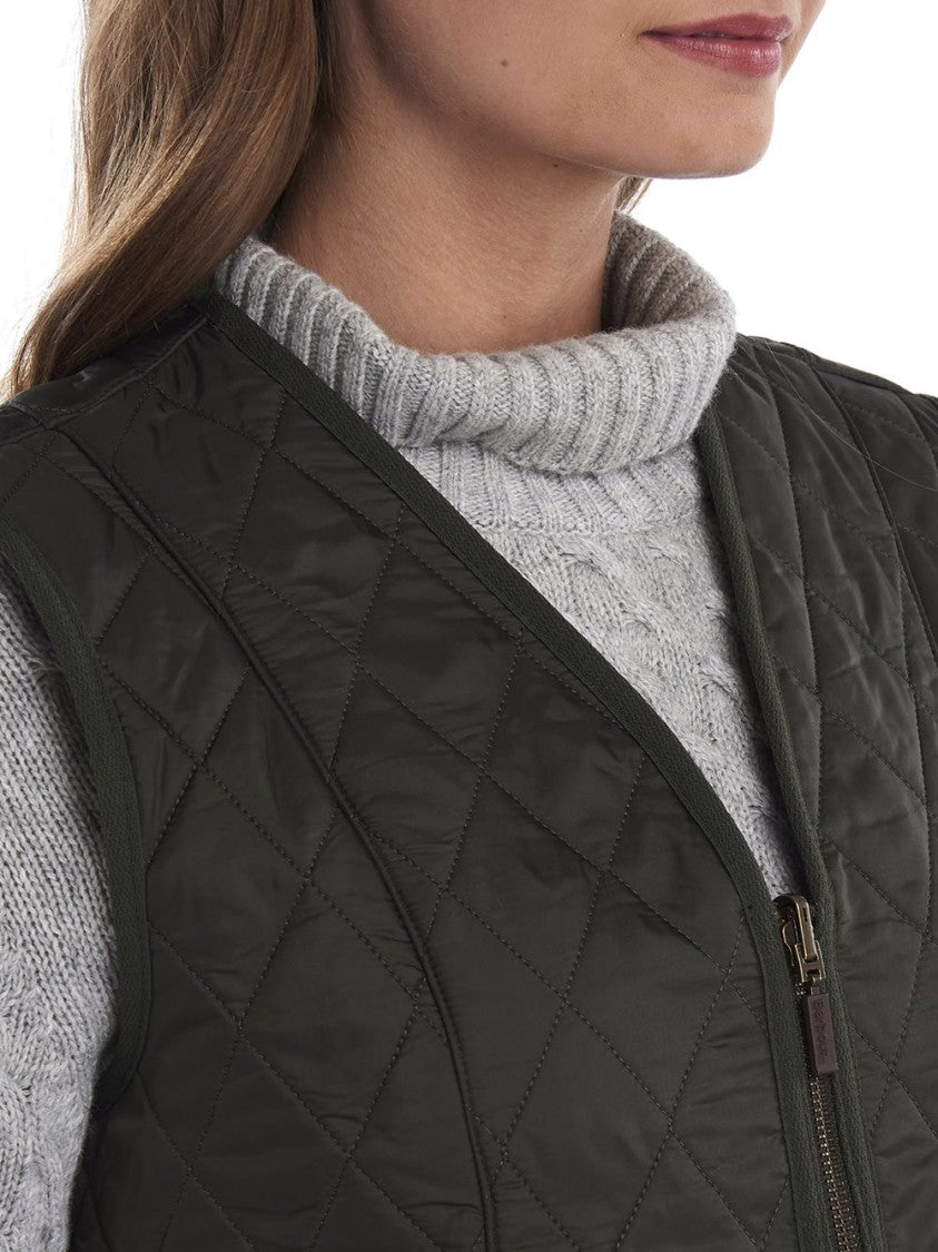 Barbour Quilted Dark Olive Betty Liner Vest