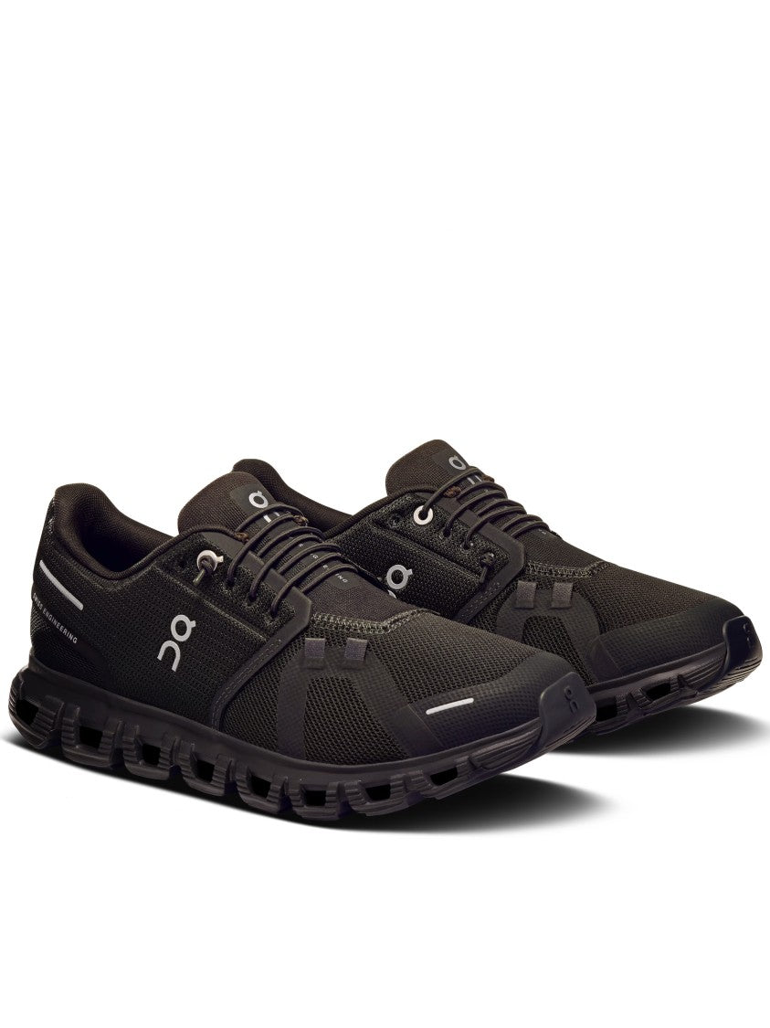 On Black Cloud 6 Breathable Mesh Running Sneakers