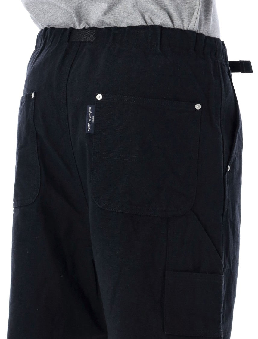 Comme Des Garçons Wide-Fit Black Casual Pants