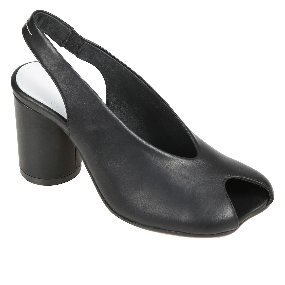 Mm6 By Maison Margiela Open-Toe Block-Heel Pumps