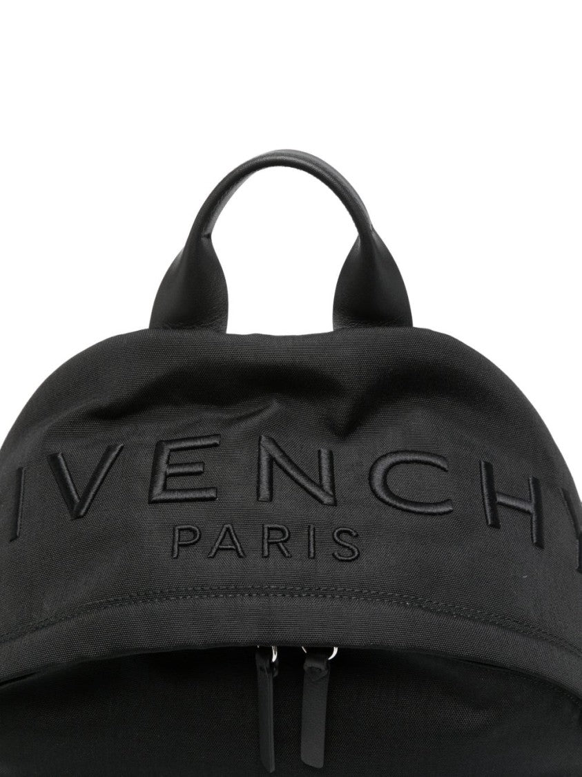 Givenchy Black Spacious Compartment Padded Straps Backpack