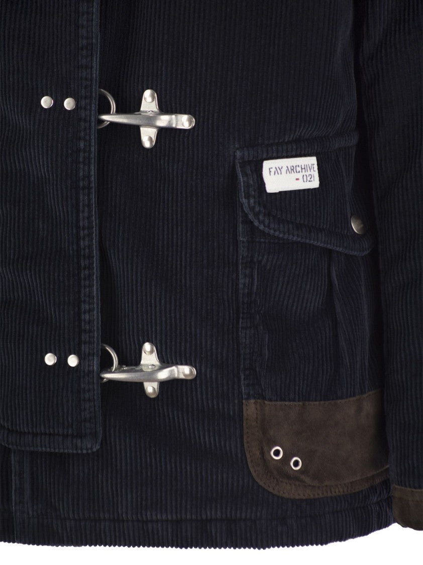 Fay 4 Velvet Hooks - Fay Archive Jacket