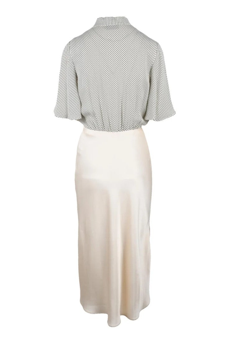 Elisabetta Franchi Midi Dress - Beige