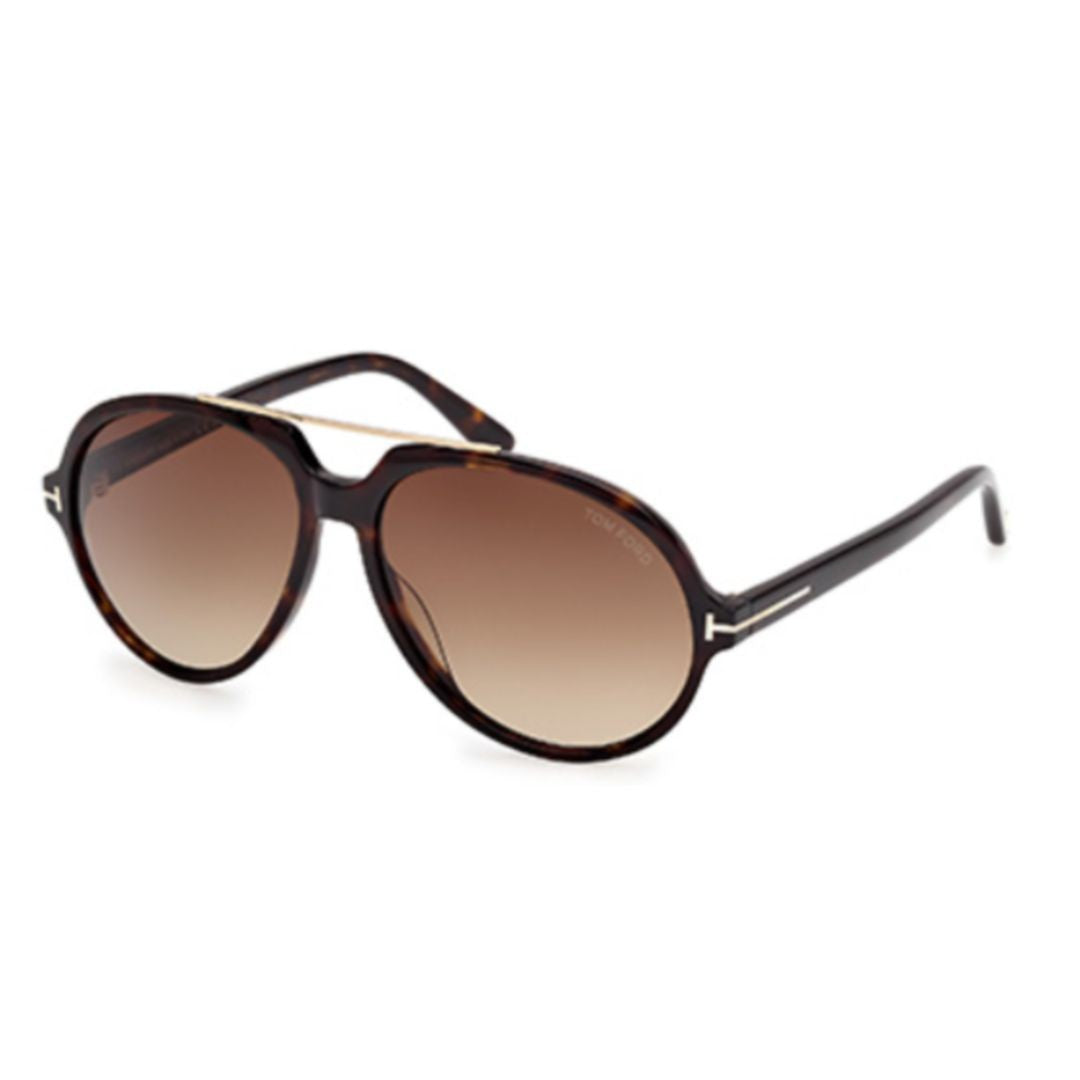 Tom Ford Ft1210 Rounded Tortoiseshell Sunglasses