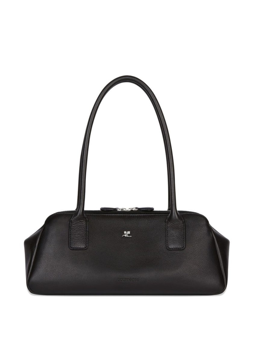 Courrèges Elongated Rectangular Handbag In Smooth Calf Leather