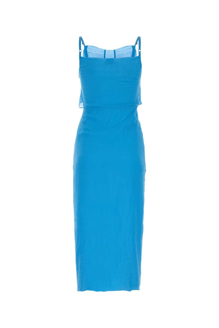 Patou Light-Blue Cotton Dress