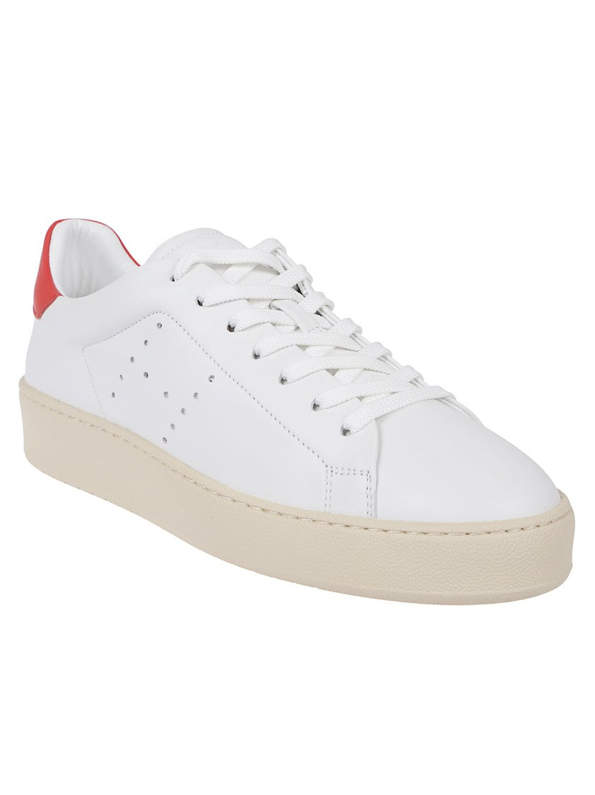 Hogan H672 White Leather Sneakers