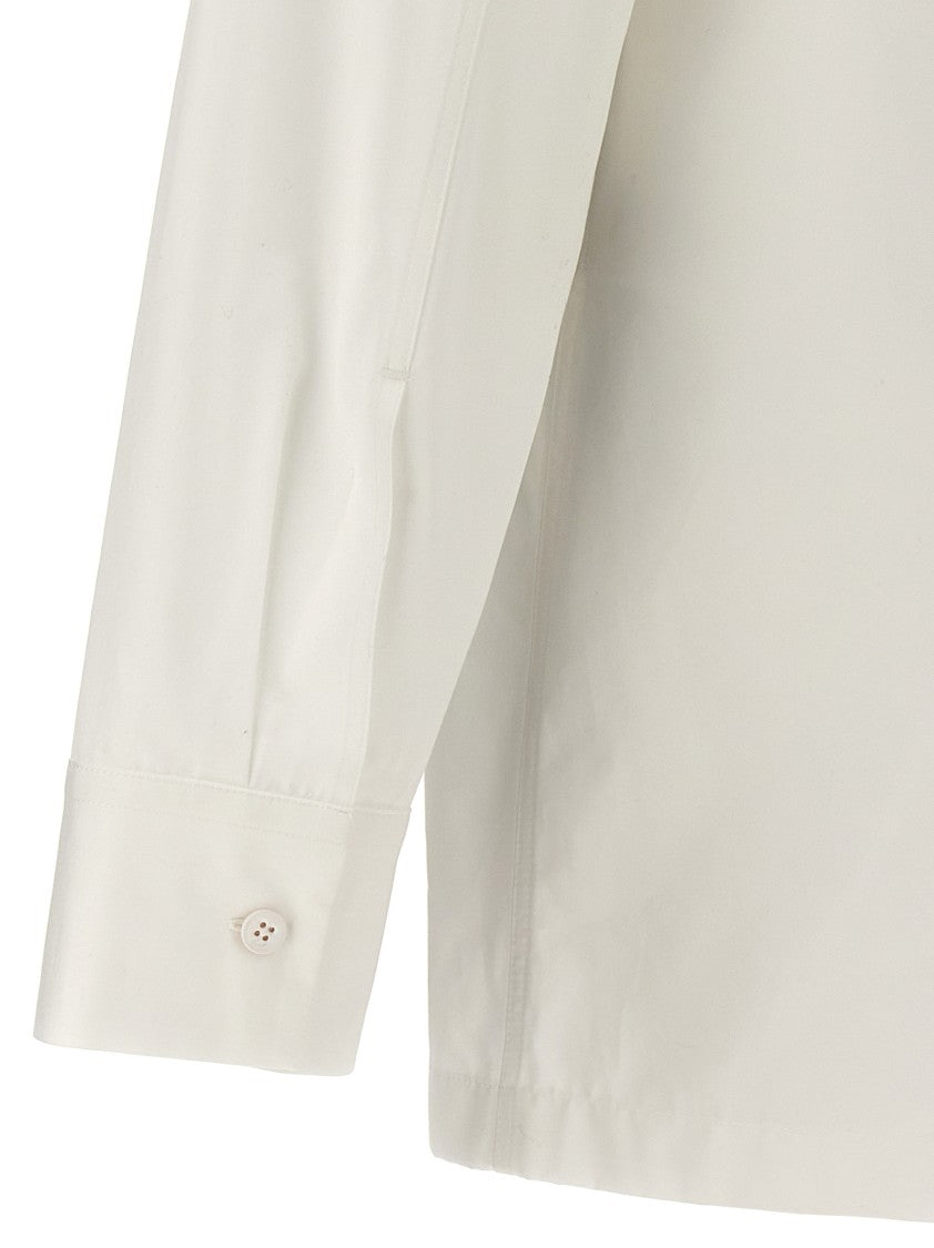 Jil Sander White Cotton Oversized Shirt