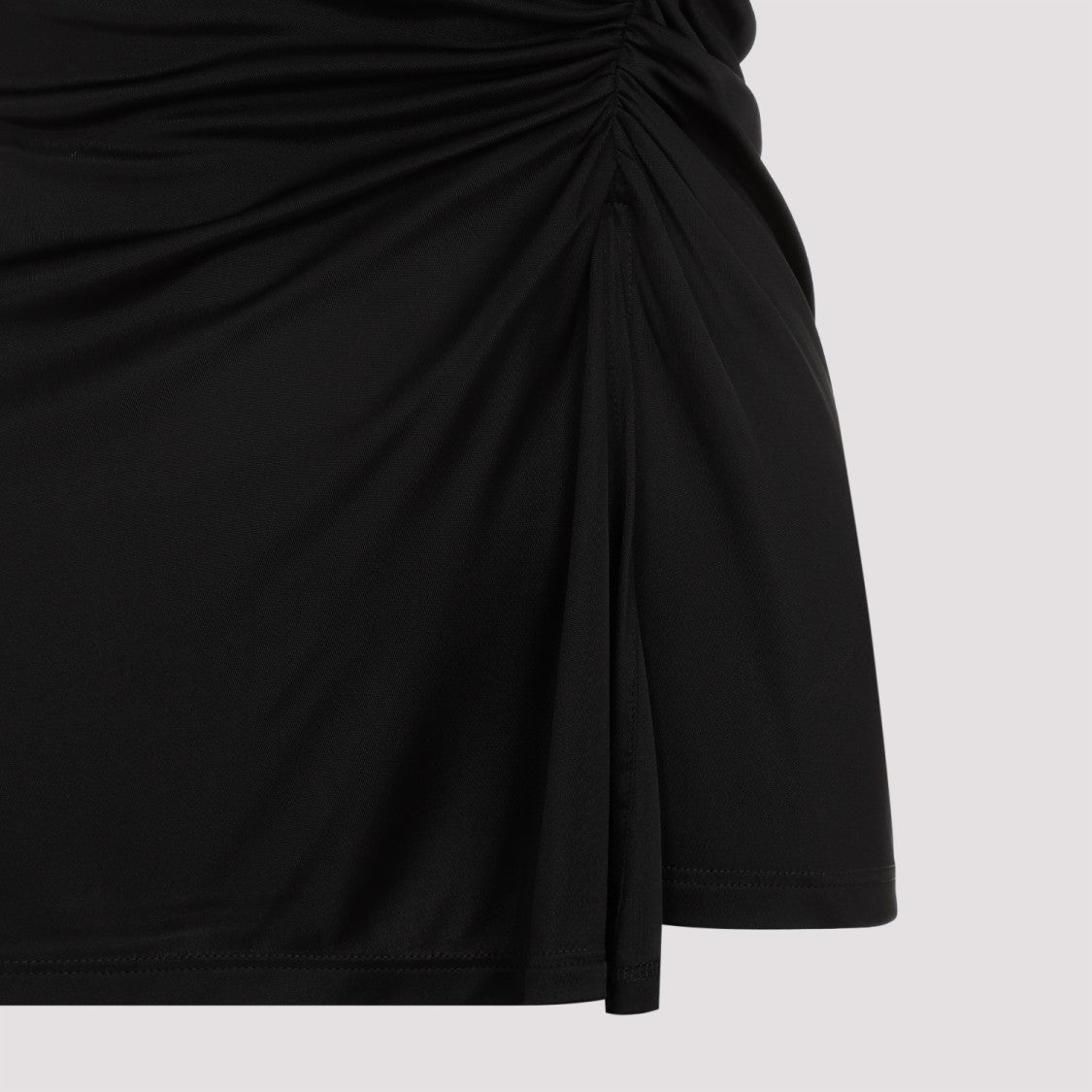 Givenchy Black Asymmetric V-Neck Shirt