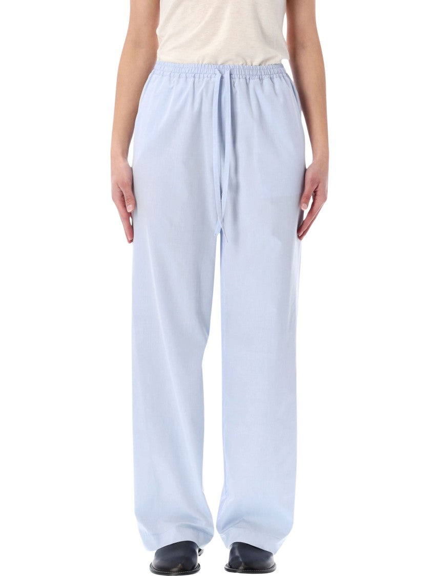 Loulou Studio Sero Cotton Poplin Straight Pants