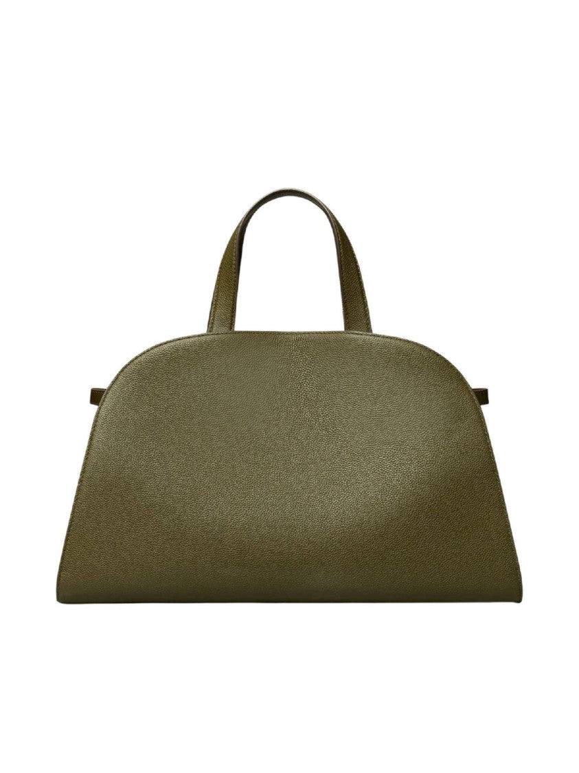 Tory Burch Green Romy Bauletto Dome Leather Shoulder Bag
