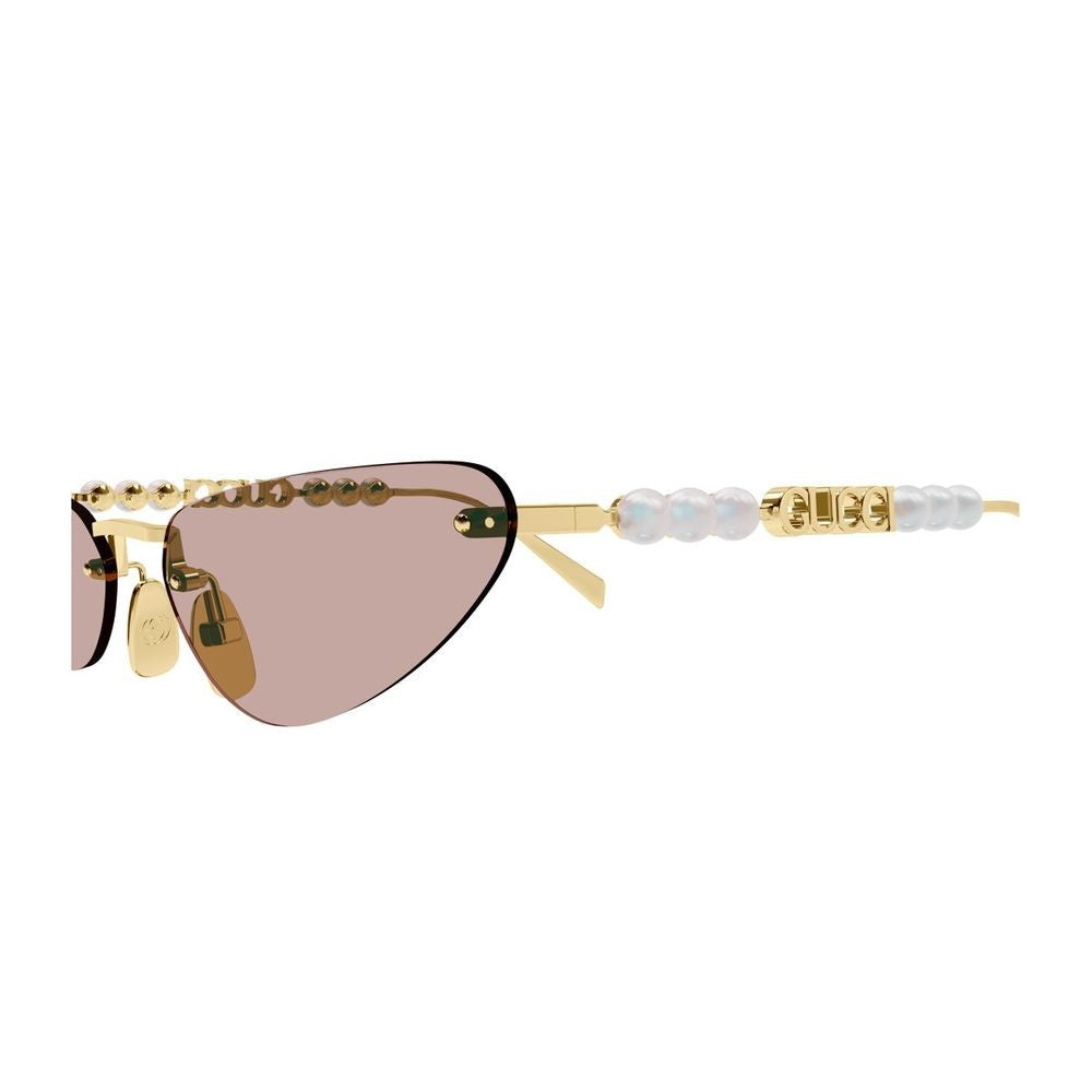 Gucci Gg1920s Linea Name Of Brand Rimless Cat-Eye Sunglasses