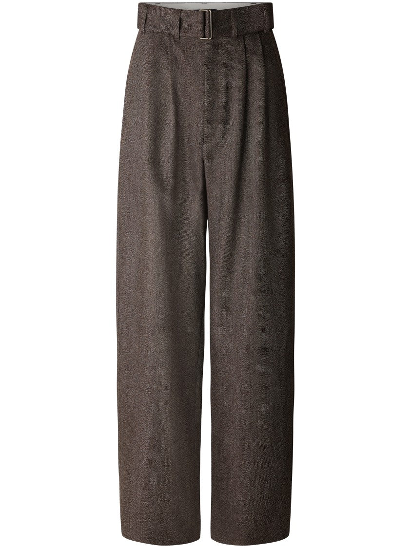 Soeur Tailored Straight-Leg Trousers In Virgin Wool