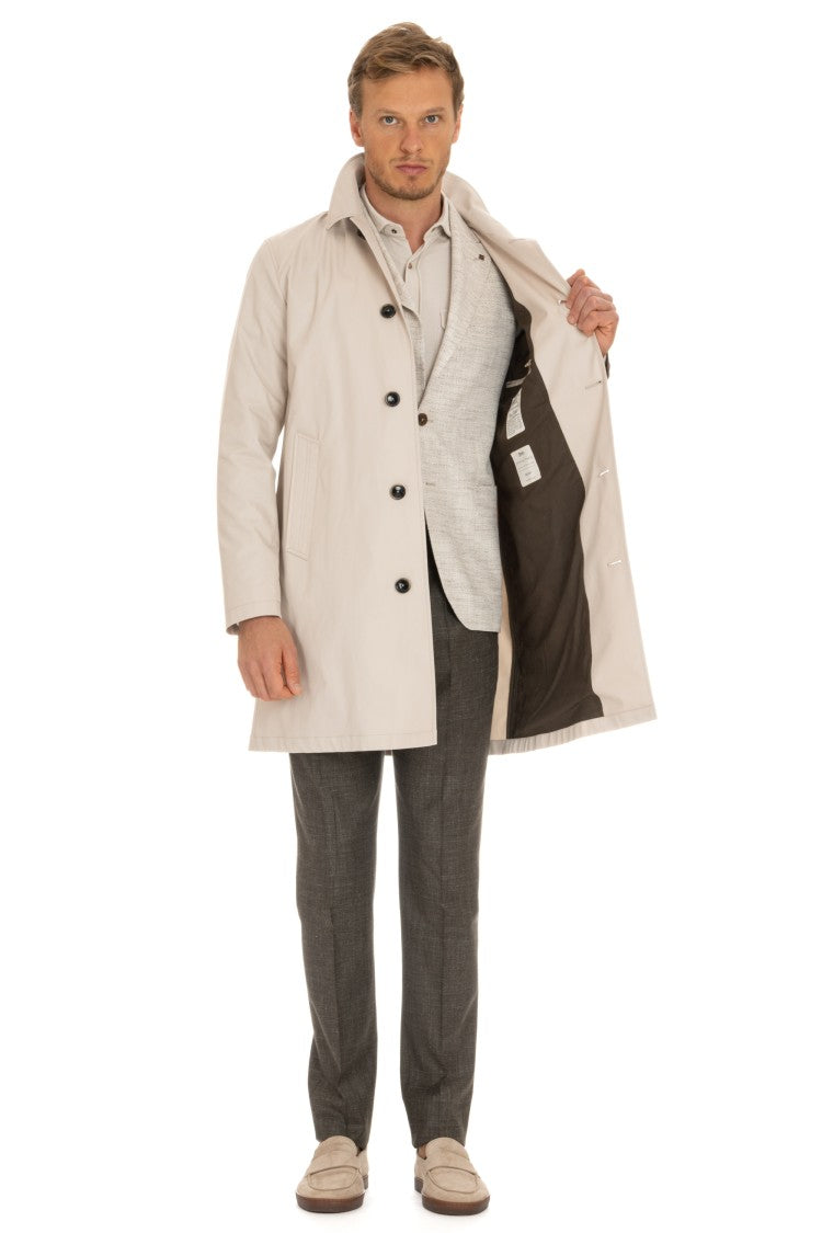 Herno Rain Collection Cotton Overcoat