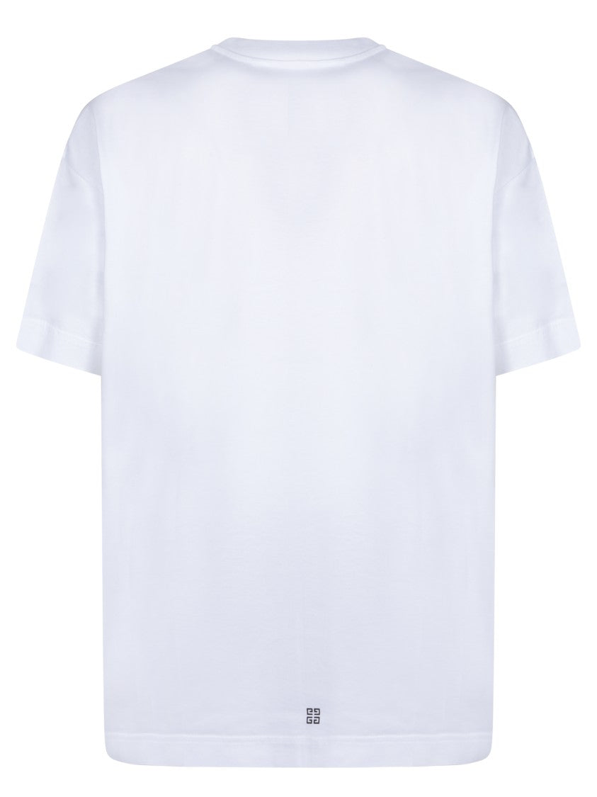 Givenchy Relaxed Fit White Cotton T-Shirt