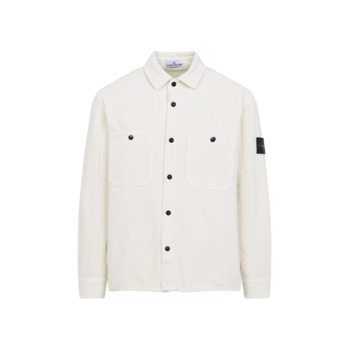 Stone Island Iconic Button-Down Shirt With Dual Chest Pockets