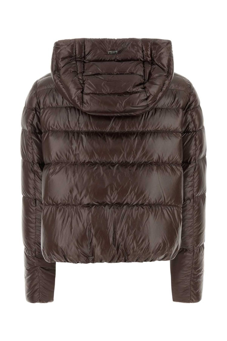 Herno Chocolate Nylon Down Jacket