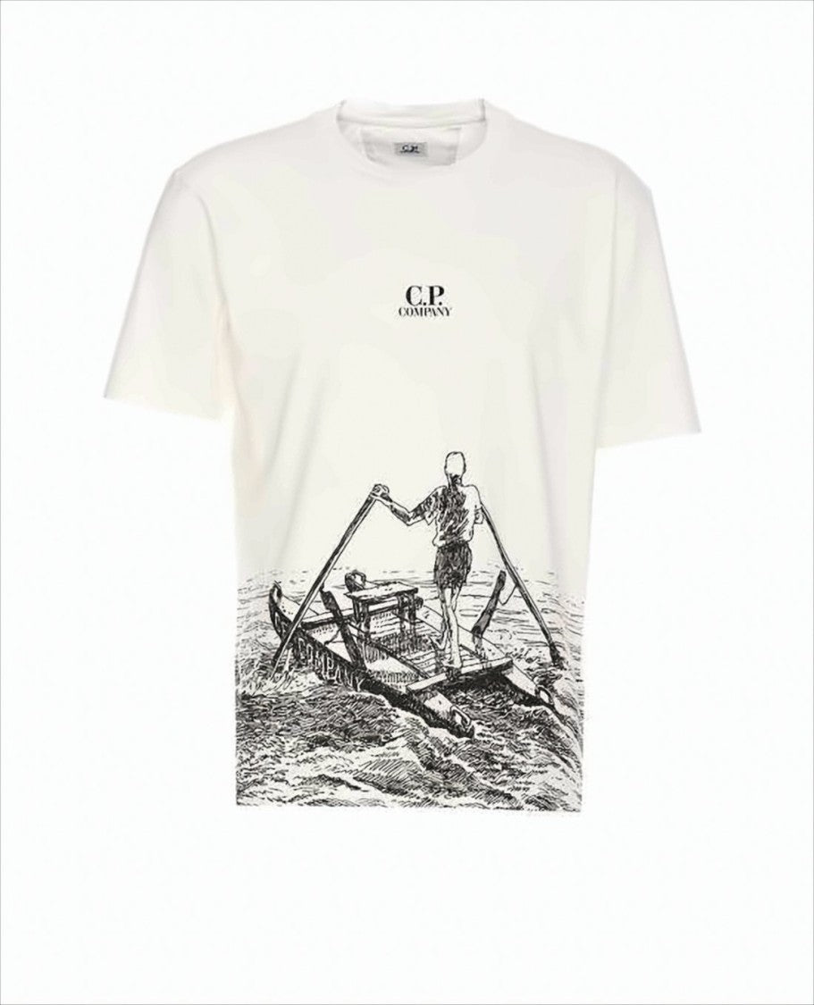 C.P. Company Graphic Print Short-Sleeve T-Shirt