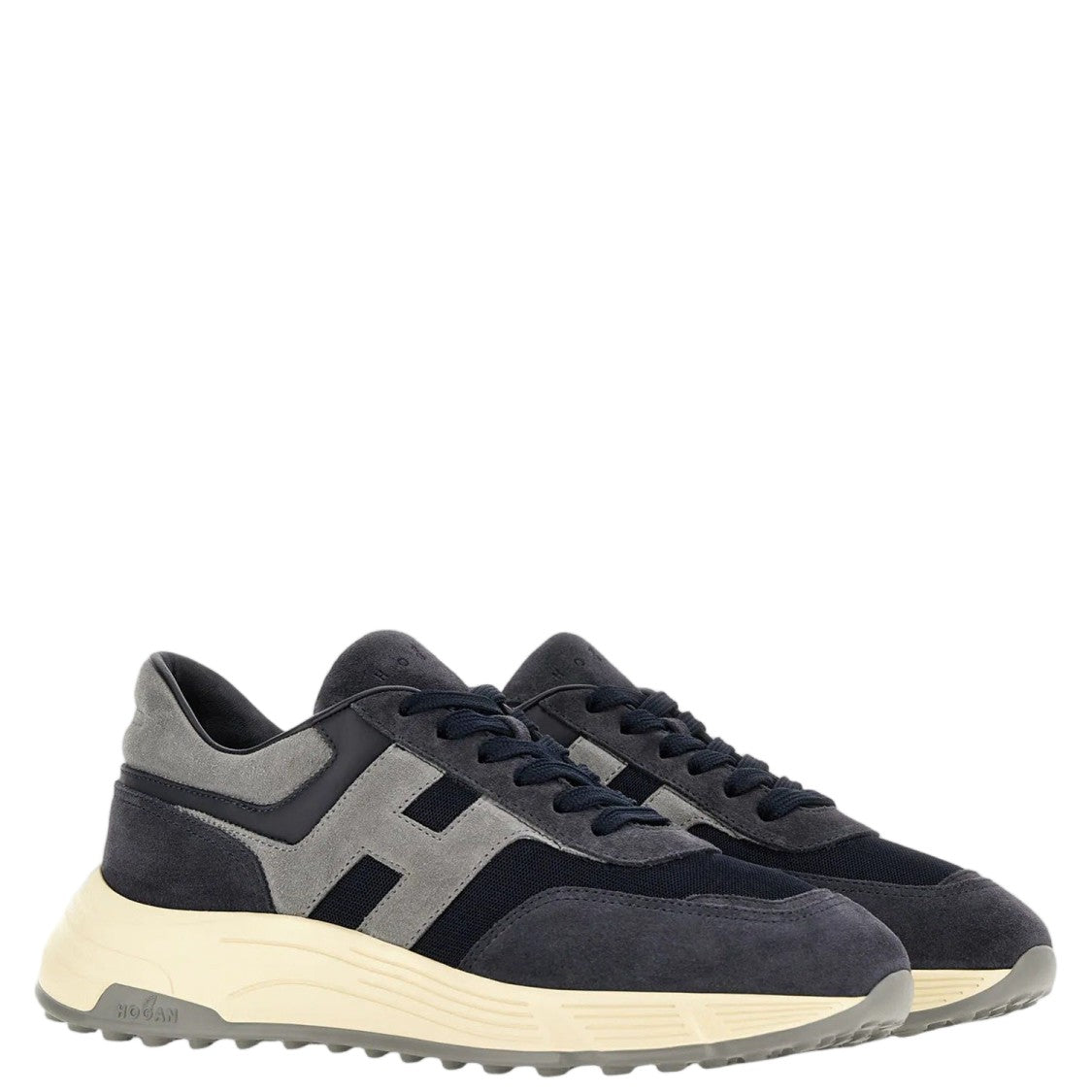 Hogan Leather Memory Foam Sneakers