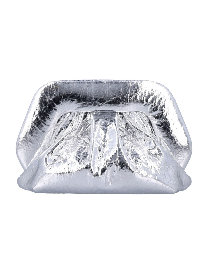 Themoirè Textured Silver Gea Pineapple Clutch