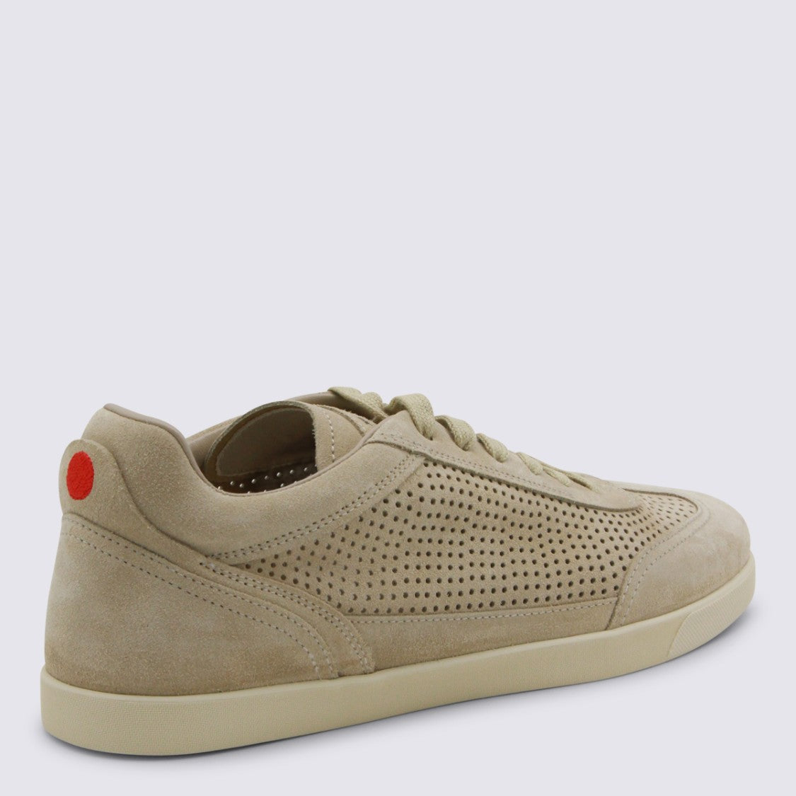 Kiton Low-Top Perforated Sneakers With Subtle Accents