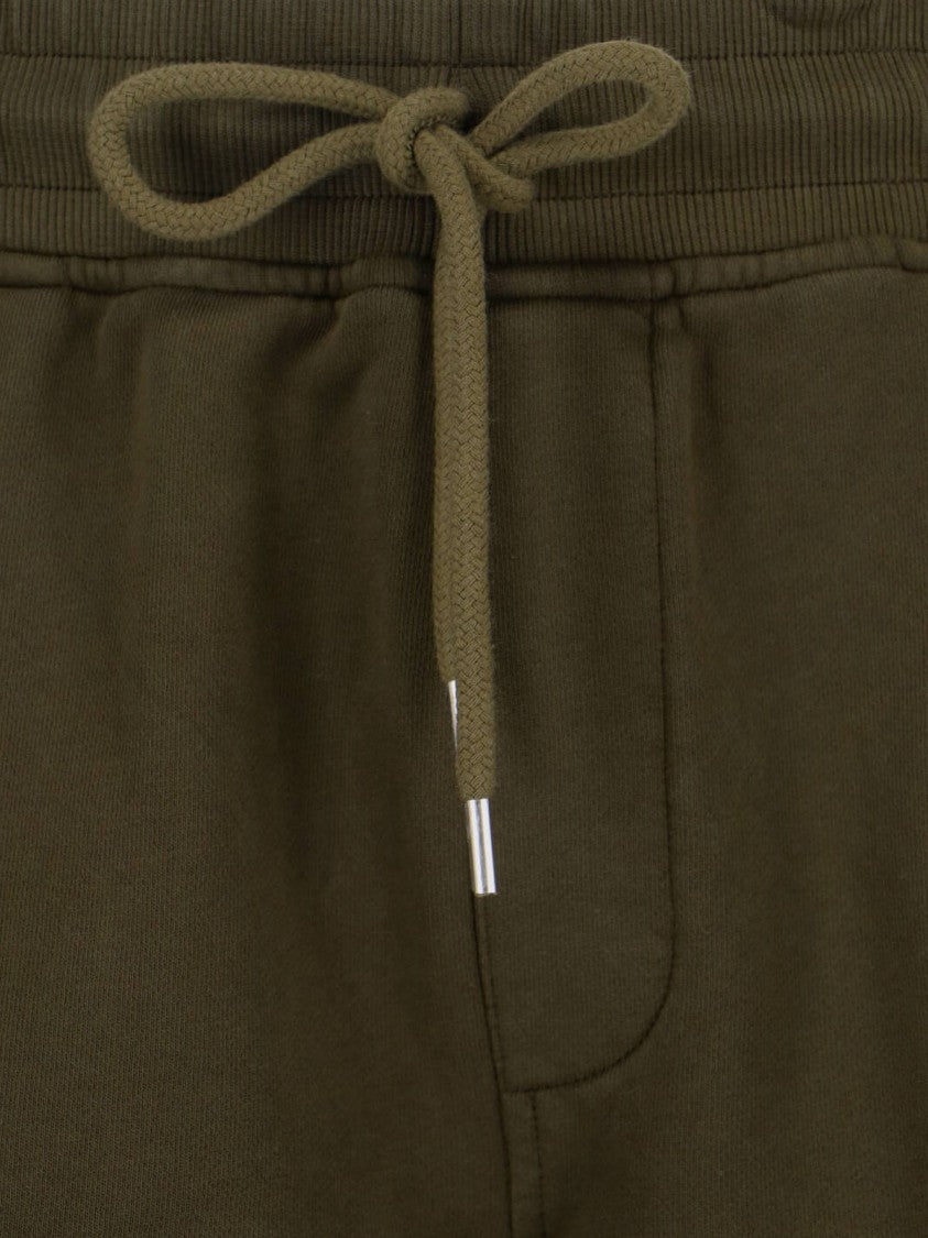 C.P. Company Straight-Leg Green Trousers With Minimalist Design