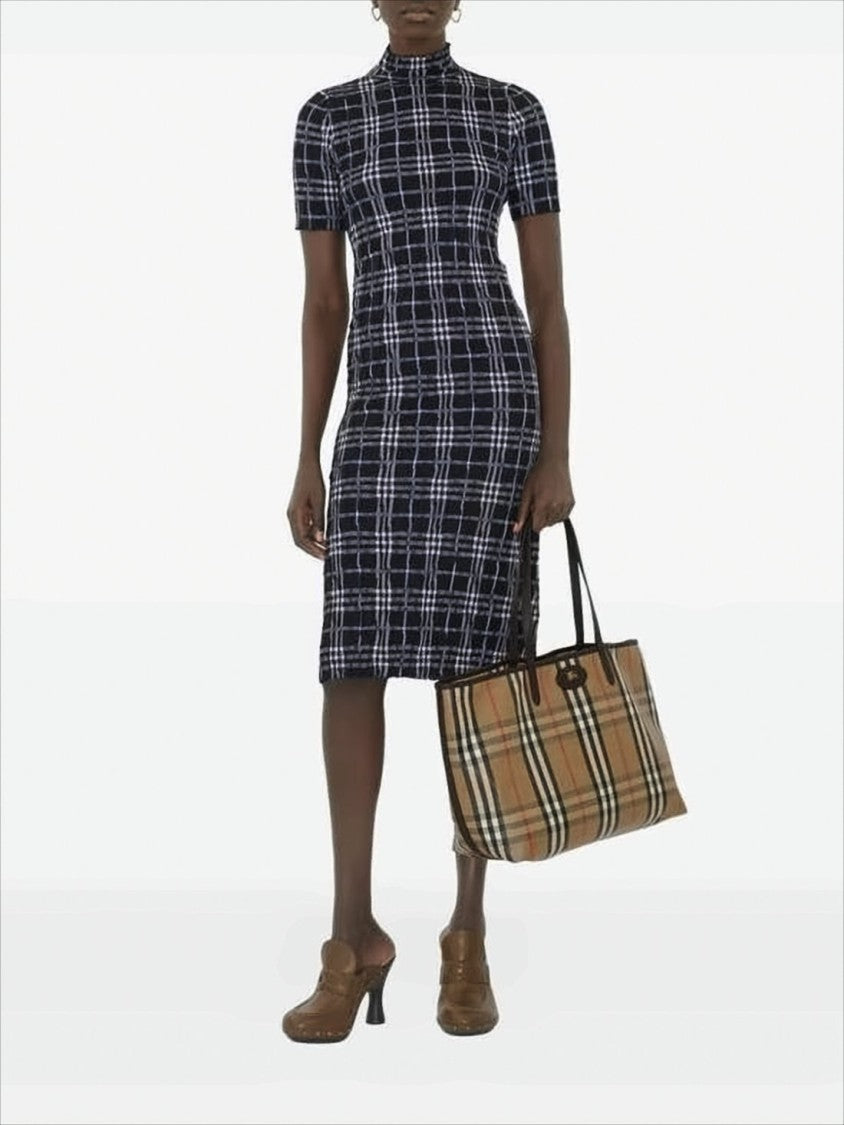 Burberry Classic Check Medium Tote Bag