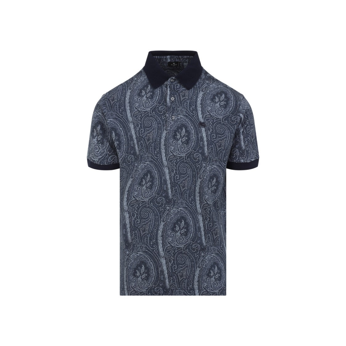Etro Blue Cotton Polo