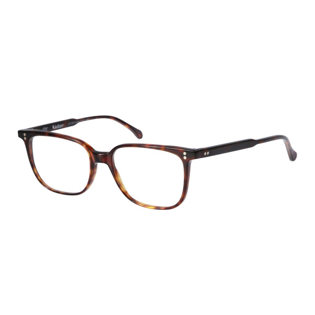 Kador Lait Classic Tortoiseshell Frame Eyeglasses With Metallic Accents
