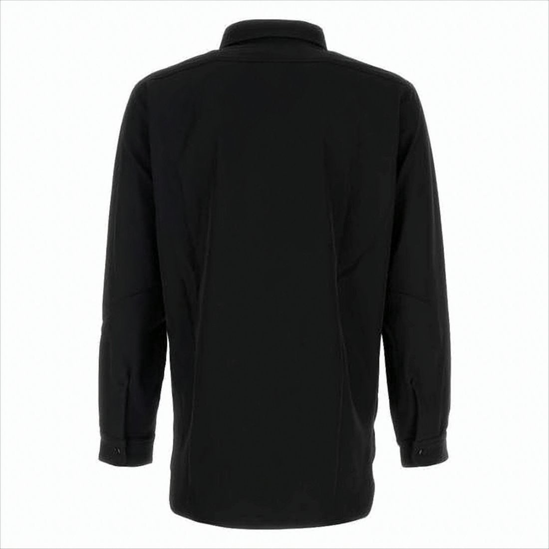 Needles Black Long-Sleeve Shirt Jacket With Classic Collar And Tailored Fit