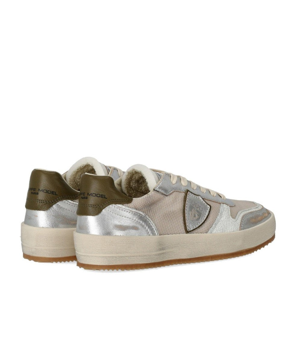 Philippe Model Nice Beige Military Sneaker
