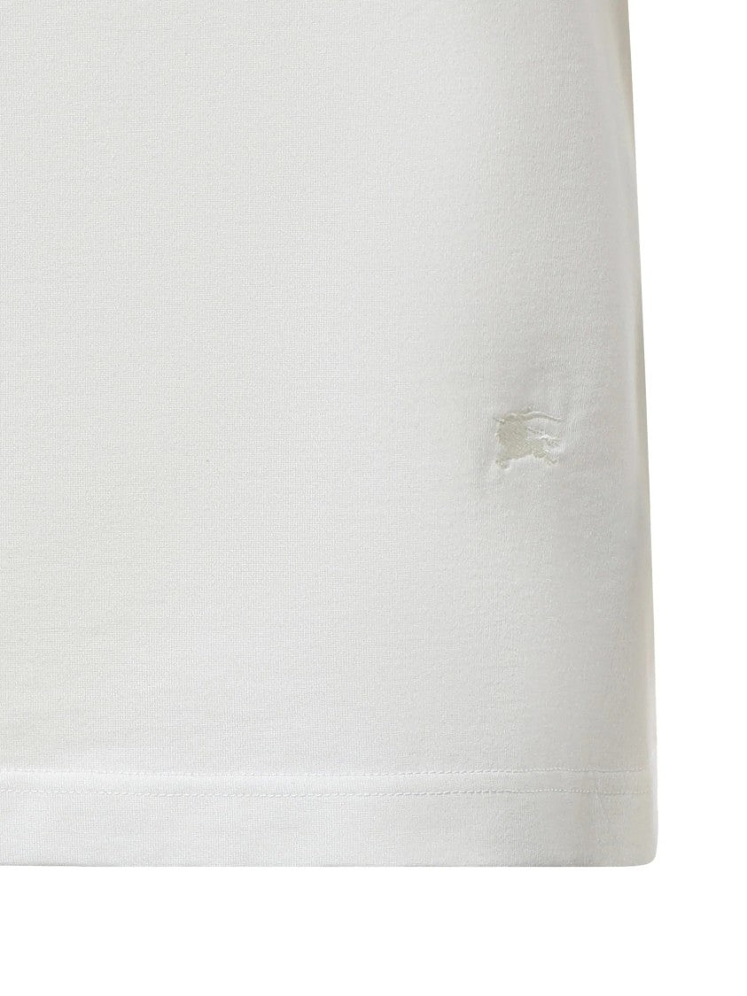 Burberry Cotton Regular Check Trim T-Shirt