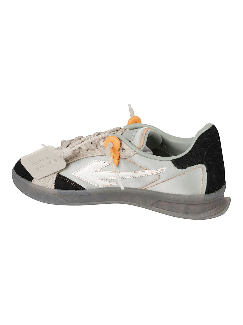 Off-White Grey Translucent Sole Arrow Sneakers