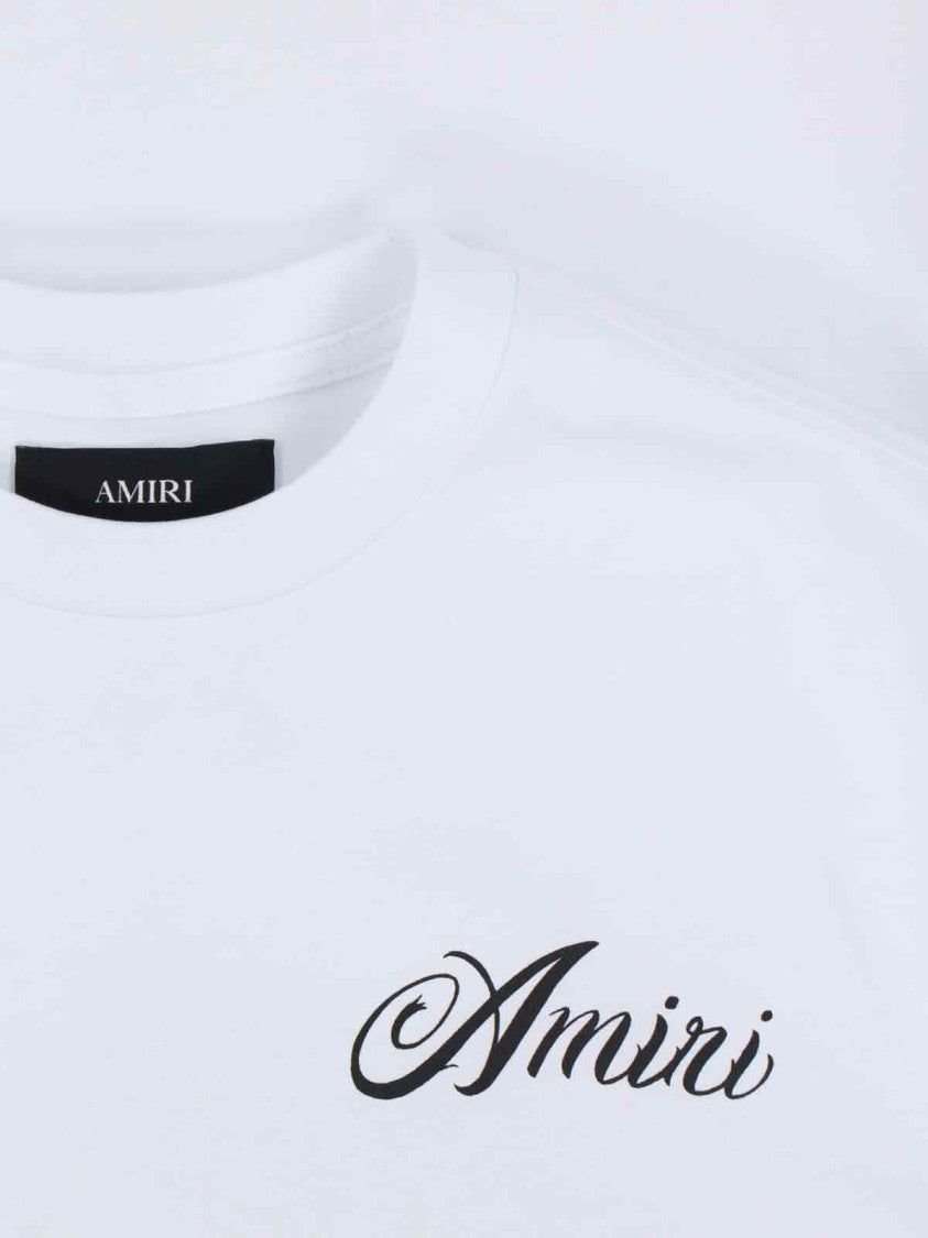 Amiri "Mountain" Logo T-Shirt – White