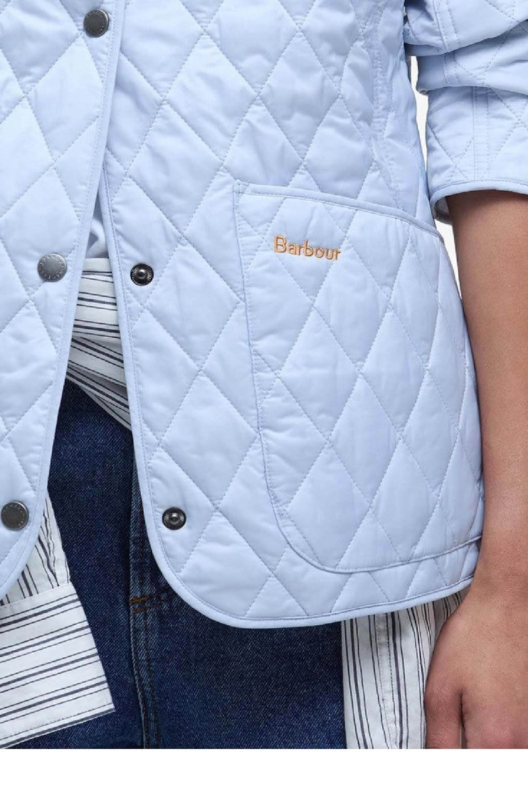 Barbour Quilted Jacket With Classic Diamond Pattern