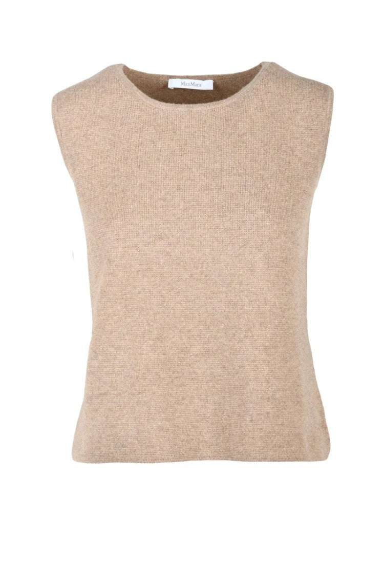 Max Mara Wool Cashmere Vest - Beige