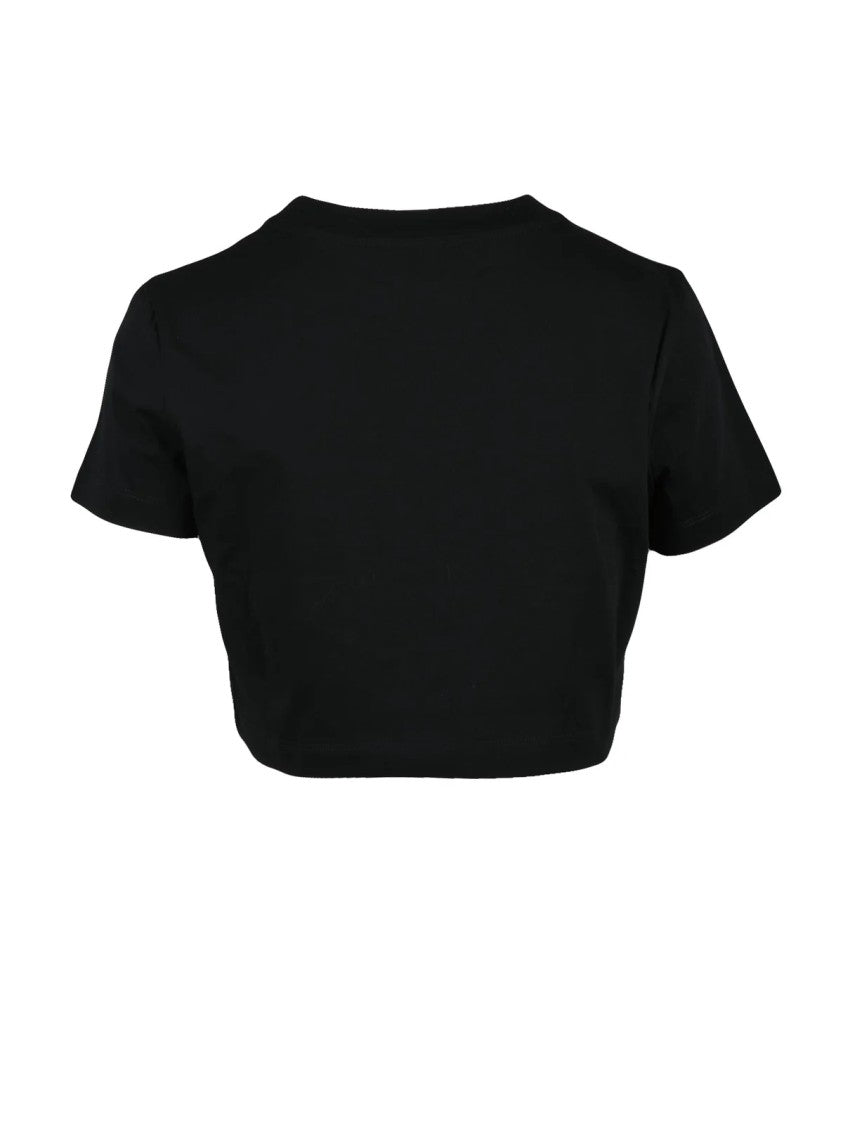 Mo5ch1no Jeans Black Cotton T-Shirt
