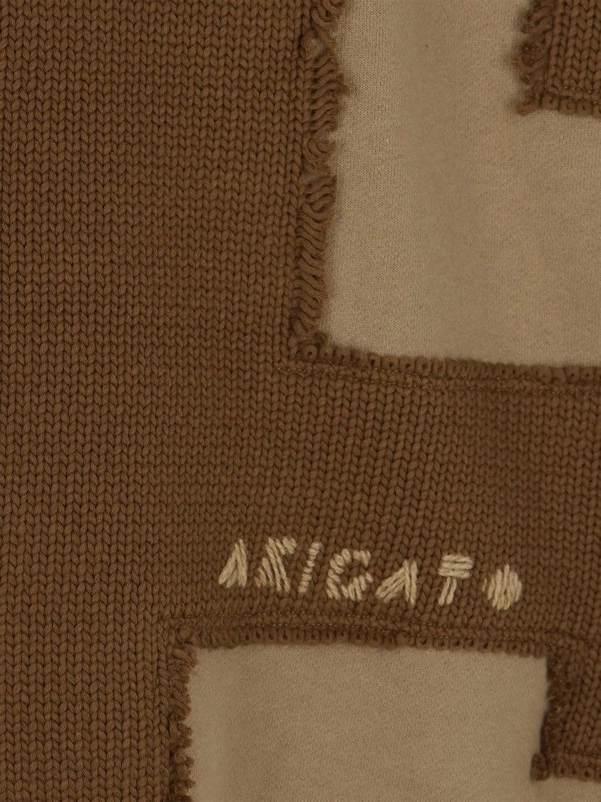 Axel Arigato Pixel A Knitted-Patchwork Sweater