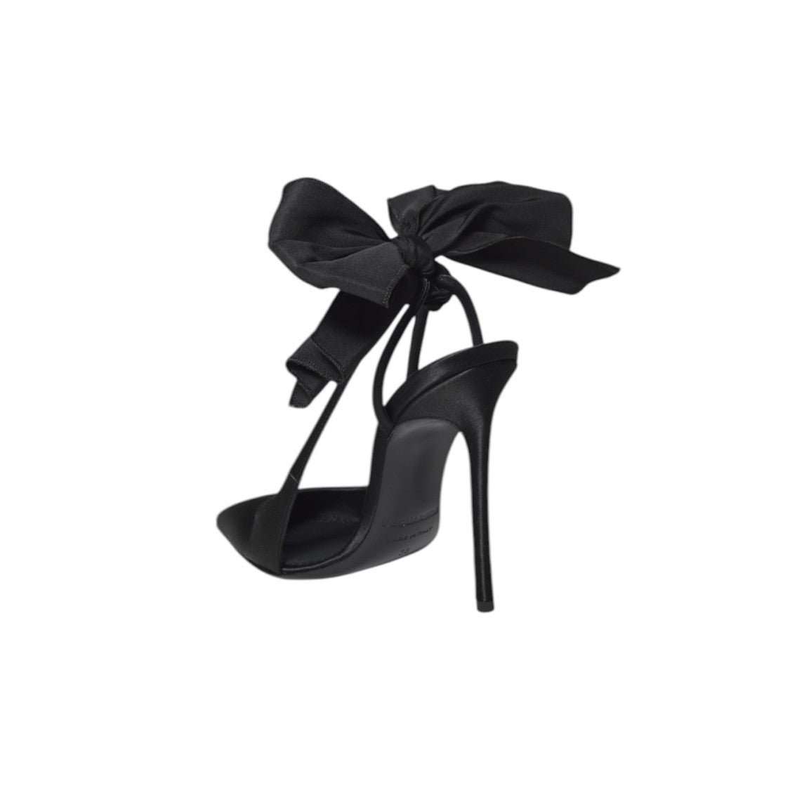 Dsquared2 Take A Bow Pumps In Black Satin