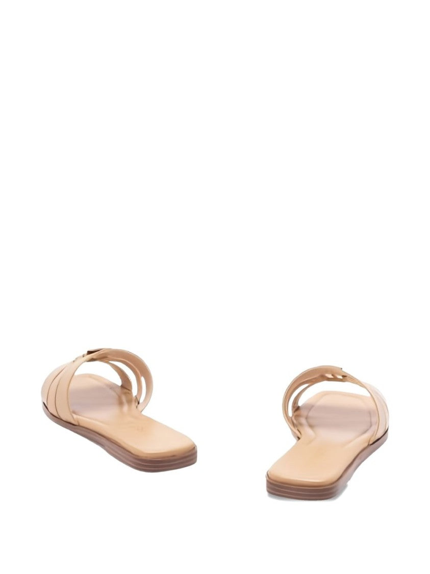 Twin-Set Brown Open Toe Sandals