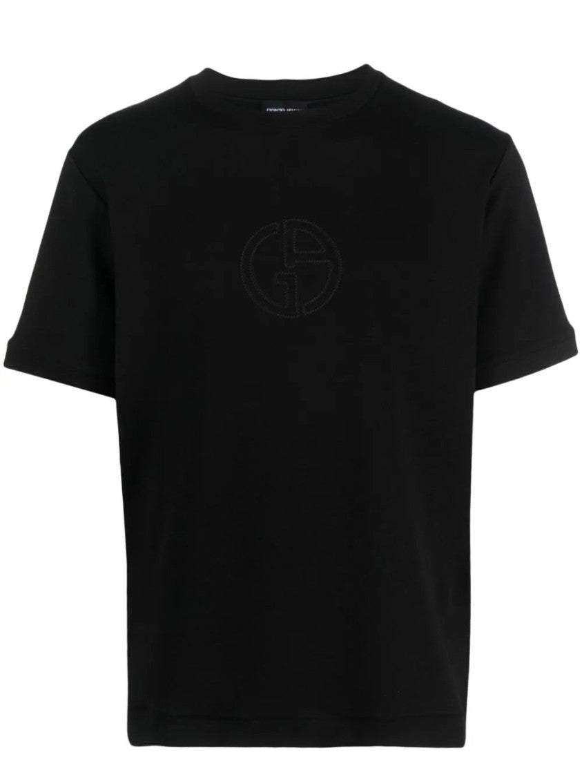 Giorgio Armani Short Sleeve T-Shirt With Subtle Logo Detail