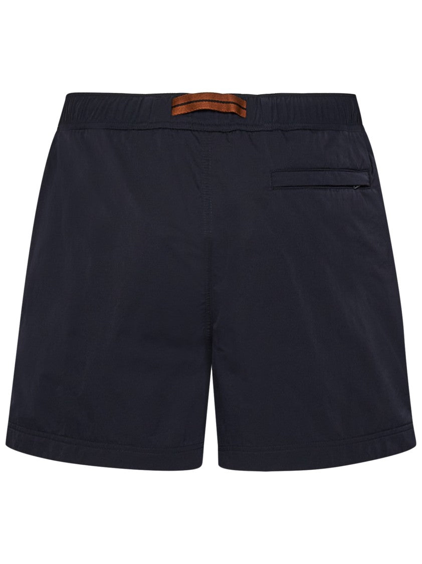 Zegna Midnight Blue Nylon Swim Shorts