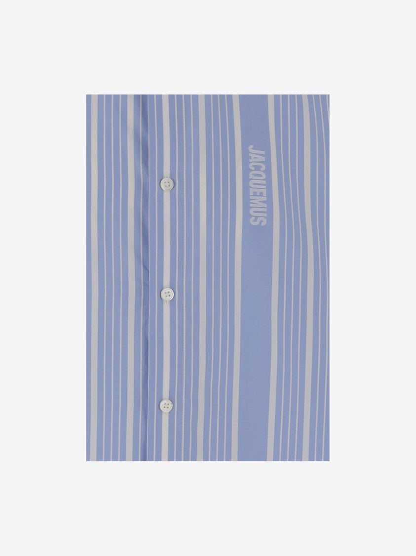 Jacquemus Striped Cotton Shirt