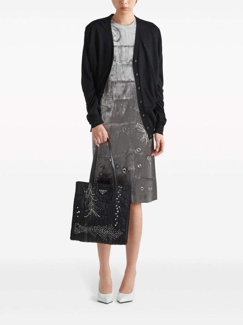 Prada Medium Re-Nylon Patchwork Tote Bag