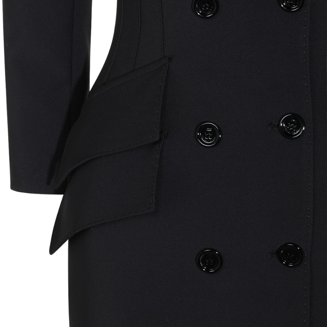 Elisabetta Franchi Tailored Blazer-Style Mini Dress With Double-Breasted Front