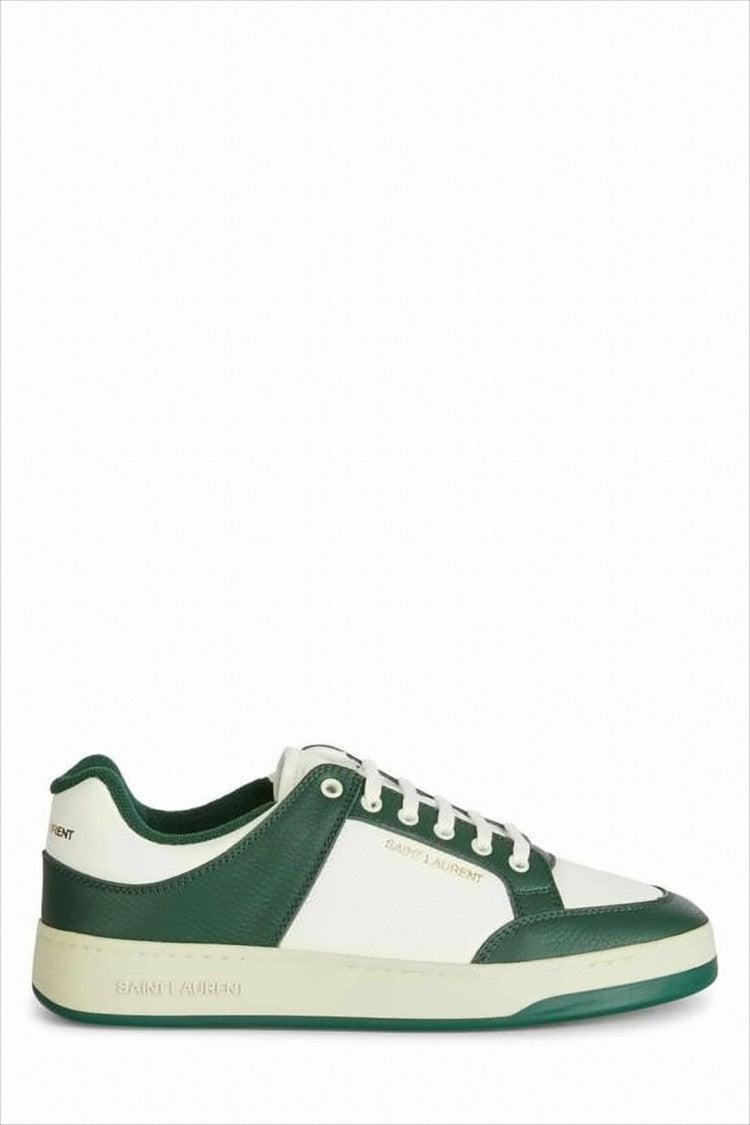 Saint Laurent Low-Top Sneakers With Smooth Calf Leather