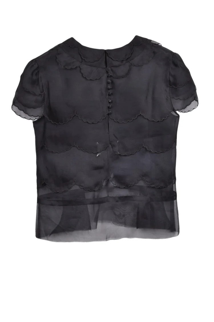 Maison Margiela Chiffon Blouse - Black