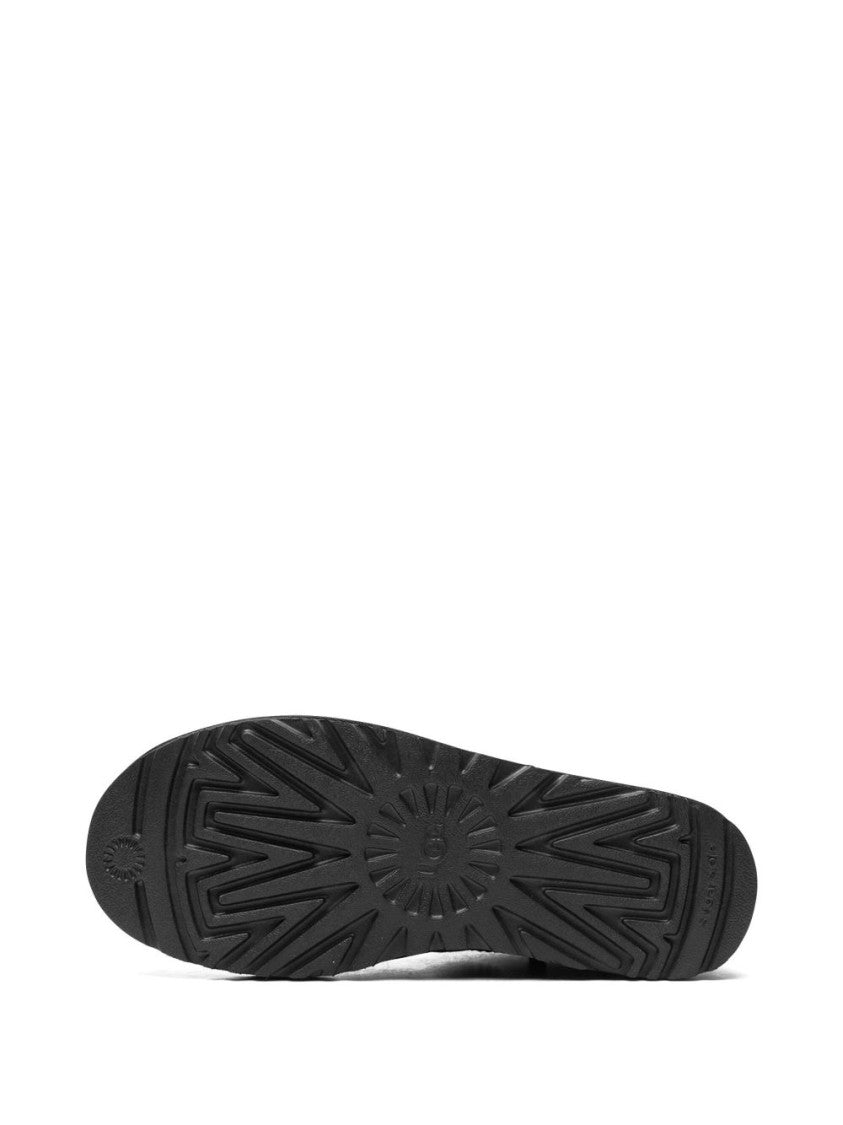 Ugg Calf Suede Slip-On Boots With Shearling Appliqué