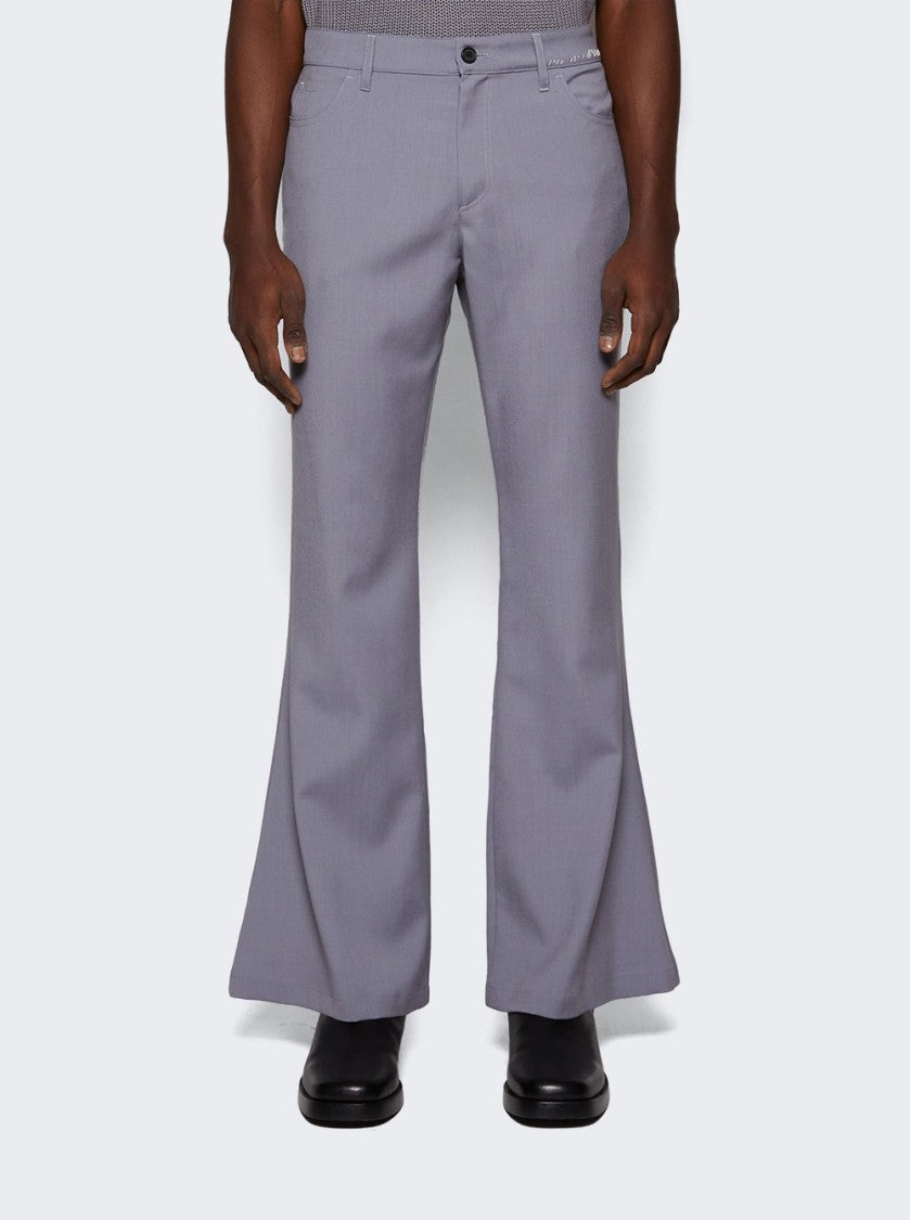 Marni Tailored Flared Trousers With Button Closure