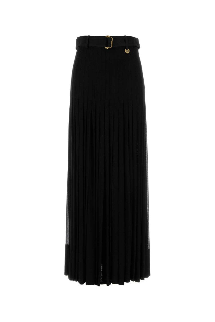 Burberry Black Crepe Skirt